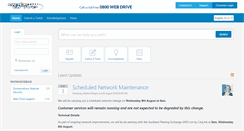 Desktop Screenshot of helpdesk.webdrive.co.nz